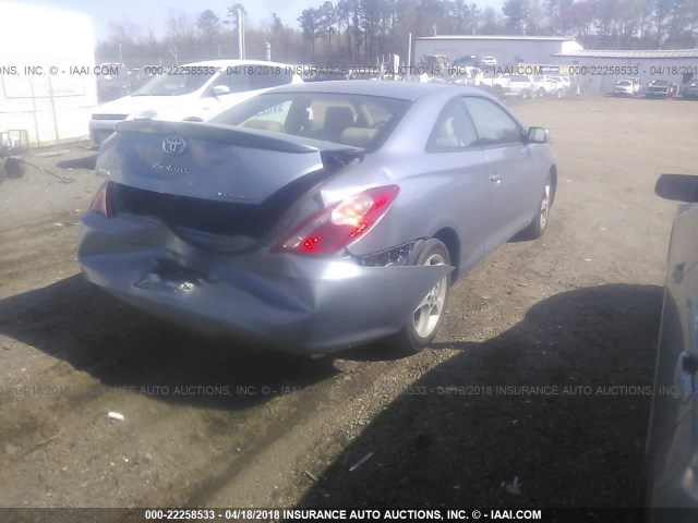 4T1CA30P54U002247 - 2004 TOYOTA CAMRY SOLARA SE/SLE ღია ლურჯი ფოტო 4