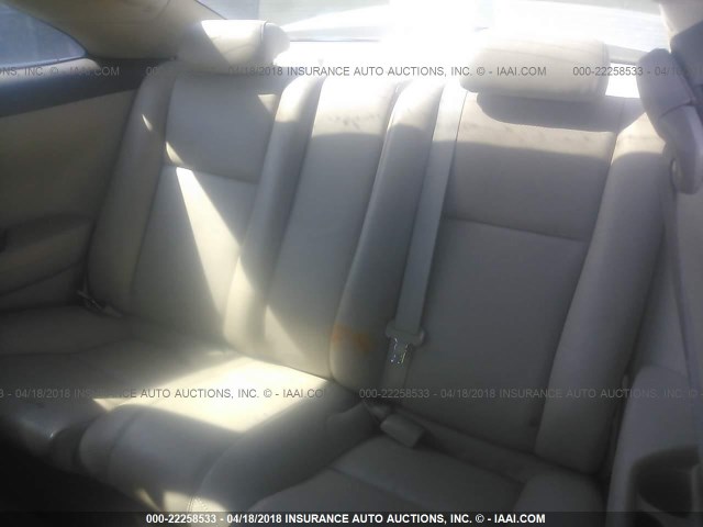 4T1CA30P54U002247 - 2004 TOYOTA CAMRY SOLARA SE/SLE ღია ლურჯი ფოტო 8