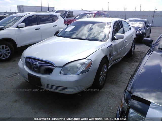 1G4HD57M79U106699 - 2009 BUICK LUCERNE CXL WHITE photo 2