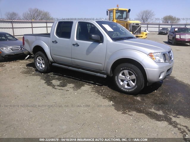 1N6AD0ER8DN716036 - 2013 NISSAN FRONTIER S/SV/SL/PRO-4X SILVER photo 1
