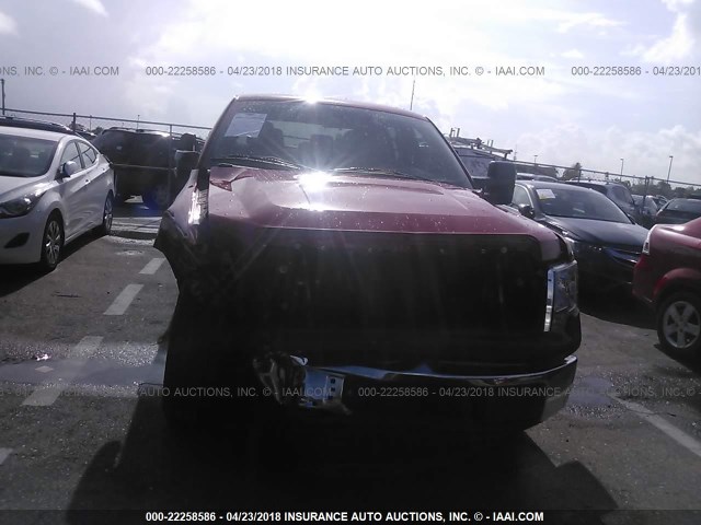1FTEW1CM9DKE26692 - 2013 FORD F150 SUPERCREW RED photo 6