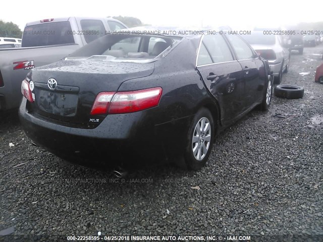4T1BK46K39U584088 - 2009 TOYOTA CAMRY SE/LE/XLE BLACK photo 4