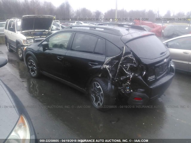 JF2GPABC0HG233419 - 2017 SUBARU CROSSTREK PREMIUM შავი ფოტო 3