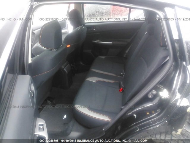 JF2GPABC0HG233419 - 2017 SUBARU CROSSTREK PREMIUM შავი ფოტო 8