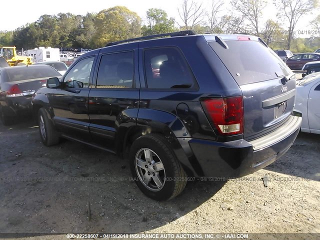 1J4HS48N15C711968 - 2005 JEEP GRAND CHEROKEE LAREDO/COLUMBIA/FREEDOM Dark Blue photo 3