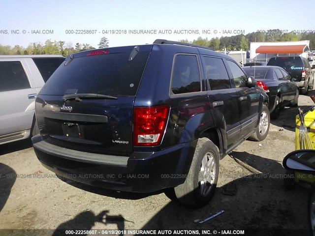 1J4HS48N15C711968 - 2005 JEEP GRAND CHEROKEE LAREDO/COLUMBIA/FREEDOM 深蓝色 照片 4