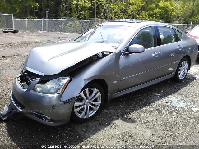 JNKAY01E68M607224 - 2008 INFINITI M35 SPORT GRAY photo 2