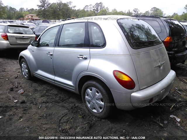 3C4FY48B05T523447 - 2005 CHRYSLER PT CRUISER SILVER photo 3