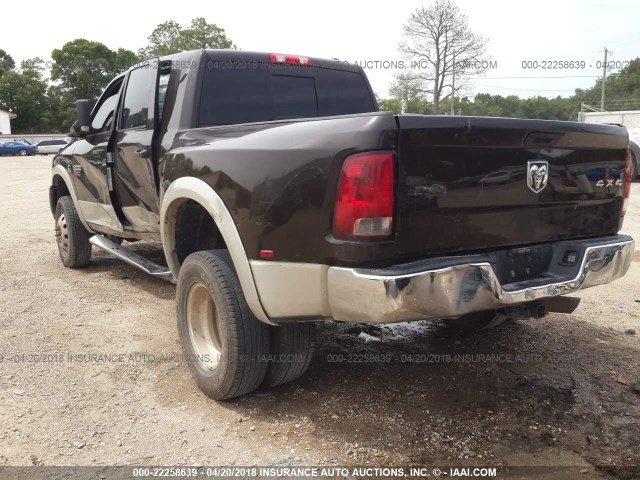 3C63DRLL1CG187896 - 2012 DODGE RAM 3500 SLT BROWN photo 3