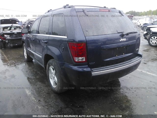 1J4HS58N35C656185 - 2005 JEEP GRAND CHEROKEE LIMITED BLUE photo 3