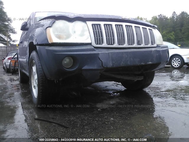 1J4HS58N35C656185 - 2005 JEEP GRAND CHEROKEE LIMITED BLUE photo 6