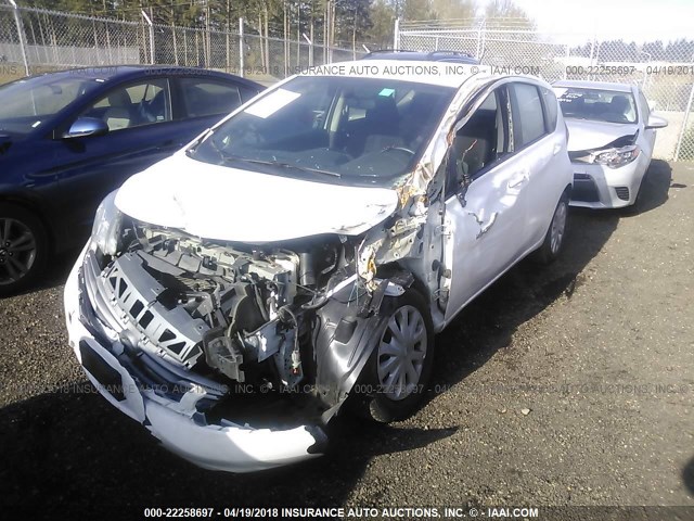 3N1CE2CP3GL402436 - 2016 NISSAN VERSA NOTE S/S PLUS/SV/SL/SR WHITE photo 2