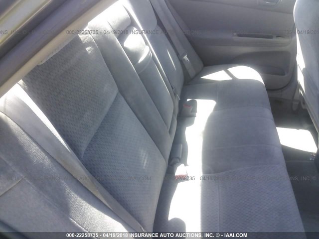 4T1BE32K02U543012 - 2002 TOYOTA CAMRY LE/XLE/SE GRAY photo 8