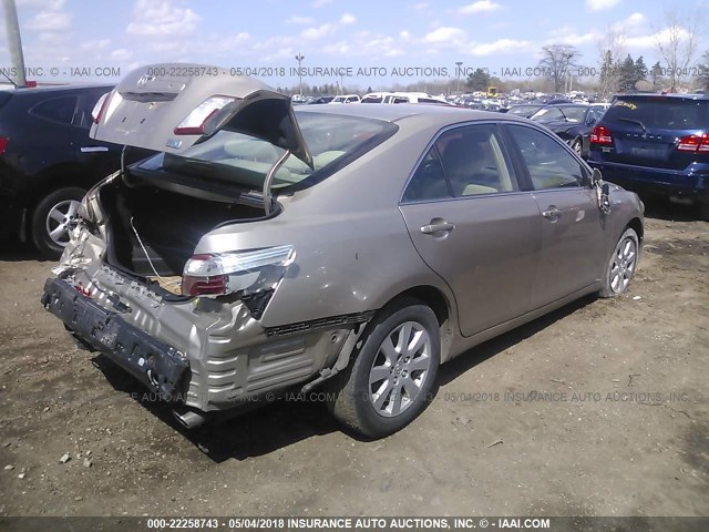 JTNBB46KX73018075 - 2007 TOYOTA CAMRY NEW GENERAT HYBRID GOLD photo 4