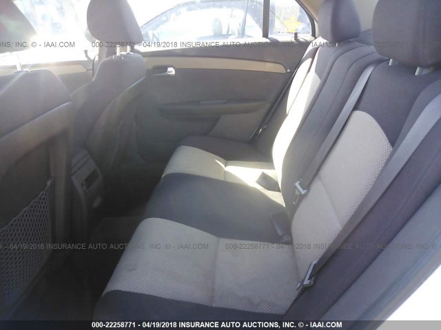 1G1ZC5E07A4155247 - 2010 CHEVROLET MALIBU 1LT 白色 照片 8