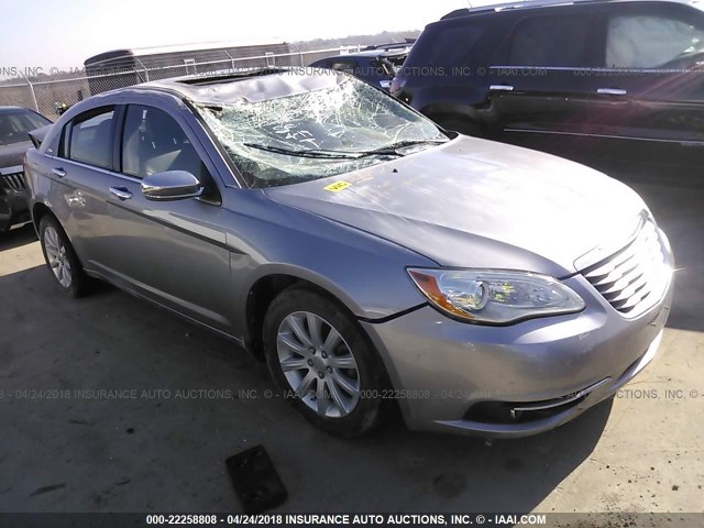 1C3CCBCG0DN632793 - 2013 CHRYSLER 200 LIMITED SILVER photo 1