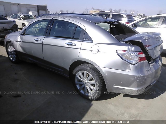 1C3CCBCG0DN632793 - 2013 CHRYSLER 200 LIMITED SILVER photo 3