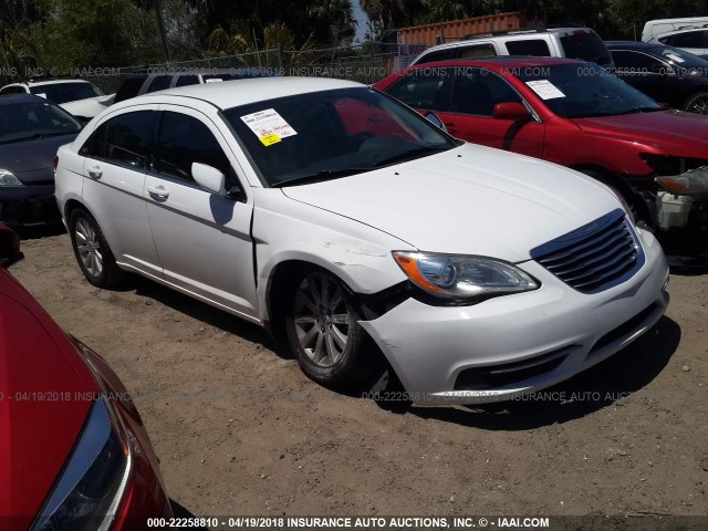 1C3CCBBB3CN144779 - 2012 CHRYSLER 200 TOURING WHITE photo 1