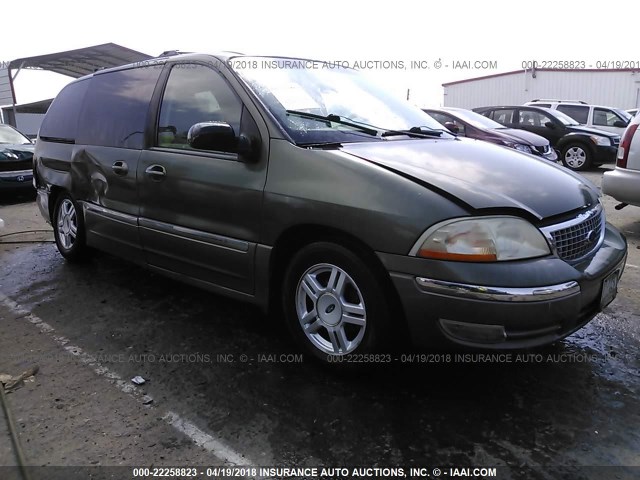 2FMDA53432BB63636 - 2002 FORD WINDSTAR SEL GREEN photo 1