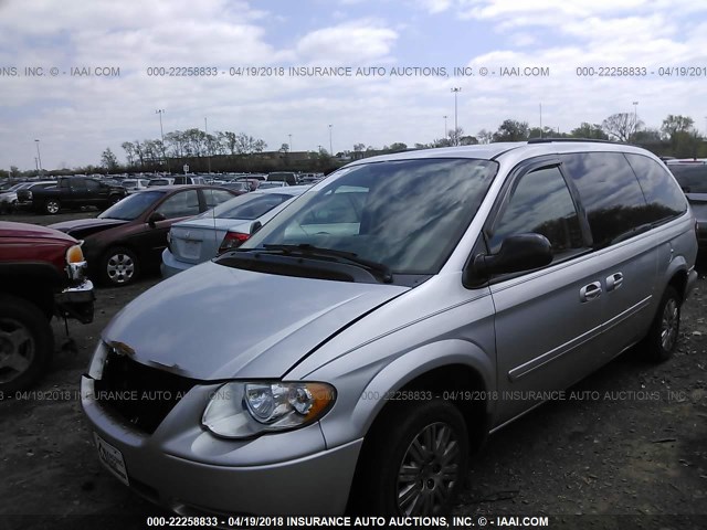 2A4GP44R96R665904 - 2006 CHRYSLER TOWN & COUNTRY LX SILVER photo 2