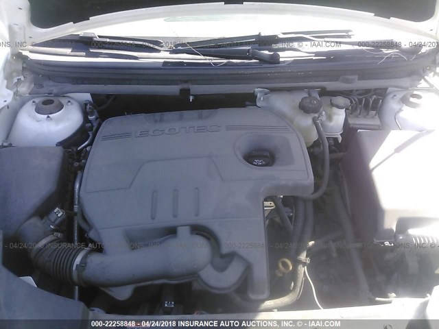 1G1ZC5EU5CF250092 - 2012 CHEVROLET MALIBU 1LT 白色 照片 10