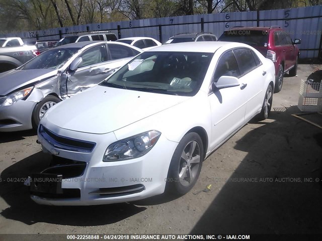 1G1ZC5EU5CF250092 - 2012 CHEVROLET MALIBU 1LT 白色 照片 2