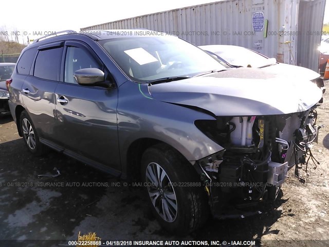 5N1DR2MM9HC611957 - 2017 NISSAN PATHFINDER S/SV/SL/PLATINUM 灰色 照片 1