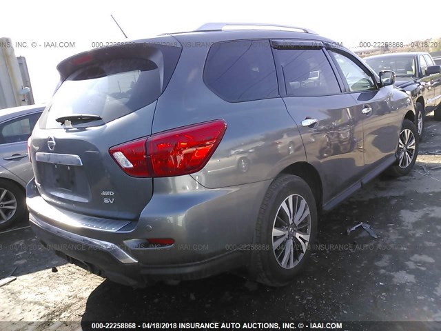 5N1DR2MM9HC611957 - 2017 NISSAN PATHFINDER S/SV/SL/PLATINUM 灰色 照片 4
