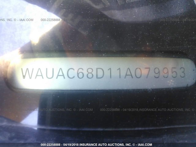 WAUAC68D11A079953 - 2001 AUDI A4 1.8T TAN photo 9