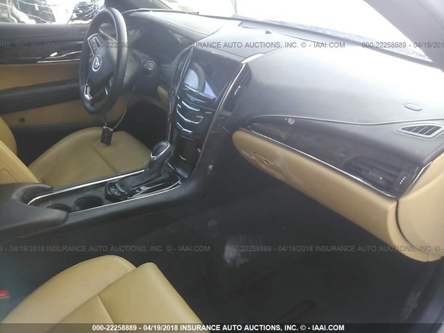 1G6AB5RA4D0142190 - 2013 CADILLAC ATS LUXURY WHITE photo 5