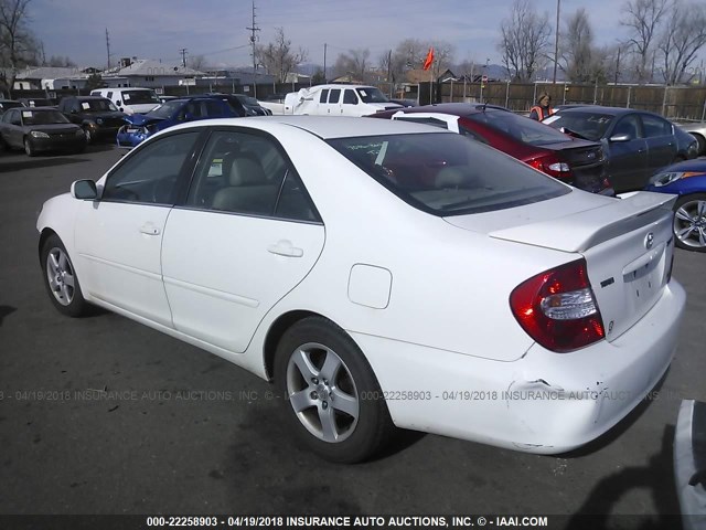 4T1BF30K93U055792 - 2003 TOYOTA CAMRY LE/XLE/SE 白色 照片 3