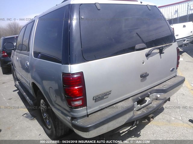 1FMPU16L41LA03974 - 2001 FORD EXPEDITION XLT Gümüş foto 3