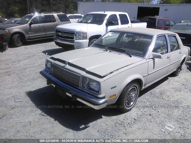 1G4AC69X3EW461062 - 1984 BUICK SKYLARK X-BODY LIMITED GRAY photo 2