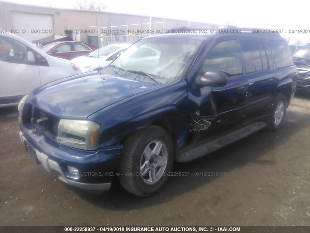 1GNET16SX36218824 - 2003 CHEVROLET TRAILBLAZER EXT BLUE photo 2