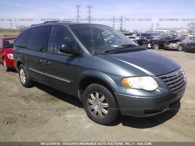 2A4GP54LX6R745715 - 2006 CHRYSLER TOWN & COUNTRY TOURING BLUE photo 1