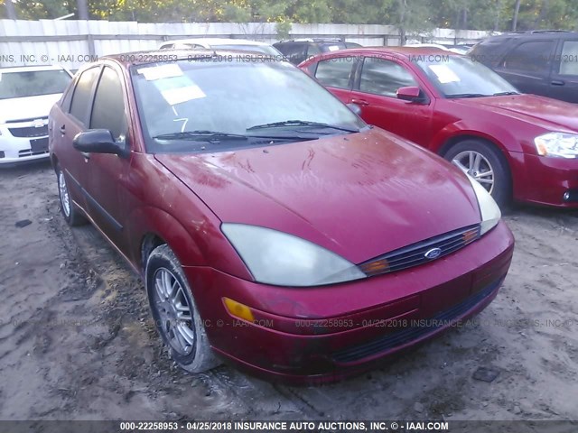 1FAFP33P24W120617 - 2004 FORD FOCUS LX RED photo 1