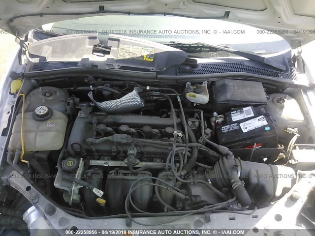 1FAFP34N37W197496 - 2007 FORD FOCUS ZX4/S/SE/SES 银色 照片 10
