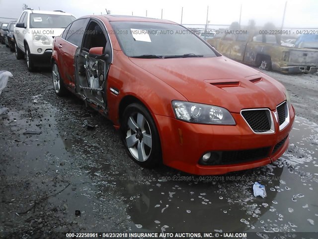 6G2EC57Y58L136891 - 2008 PONTIAC G8 GT ORANGE photo 1