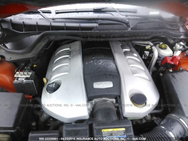 6G2EC57Y58L136891 - 2008 PONTIAC G8 GT ORANGE photo 10