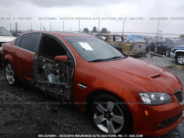 6G2EC57Y58L136891 - 2008 PONTIAC G8 GT ORANGE photo 6