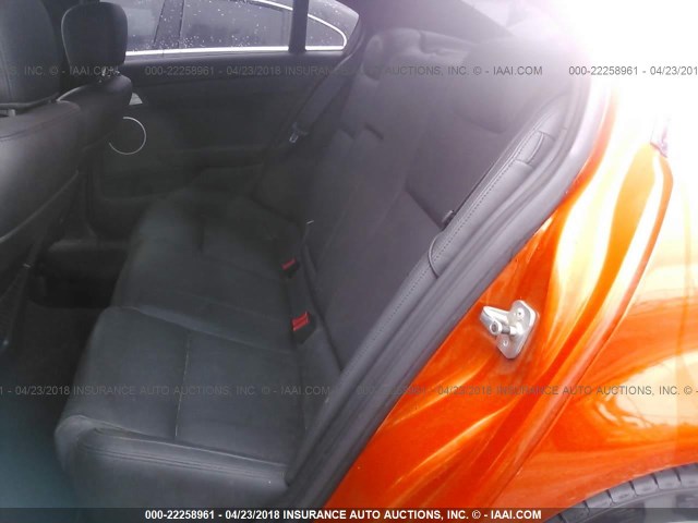 6G2EC57Y58L136891 - 2008 PONTIAC G8 GT ORANGE photo 8