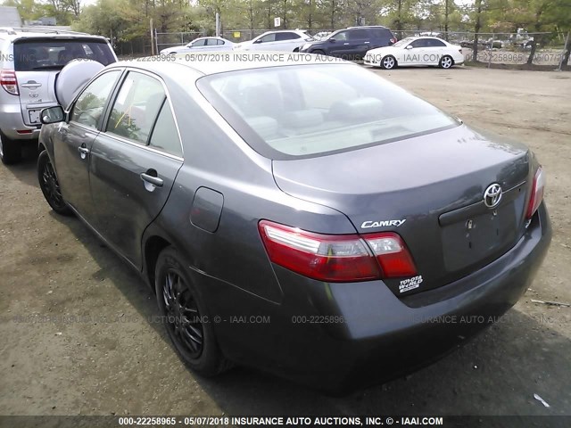 4T1BE46K07U695783 - 2007 TOYOTA CAMRY NEW GENERAT CE/LE/XLE/SE GRAY photo 3