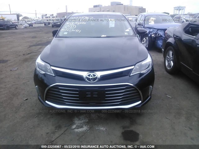 4T1BK1EB1GU220183 - 2016 TOYOTA AVALON XLE PLUS/PREMIUM/TOUR/LTD BLACK photo 6