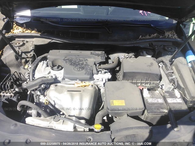 4T4BF1FK7FR502514 - 2015 TOYOTA CAMRY LE/XLE/SE/XSE Schwarz Foto 10