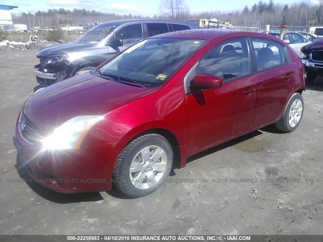 3N1AB61E69L627087 - 2009 NISSAN SENTRA 2.0/2.0S/2.0SL RED photo 2