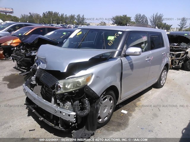 JTLKE50E281030145 - 2008 TOYOTA SCION XB ვერცხლისფერი ფოტო 2