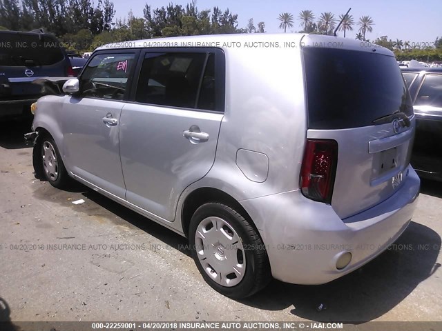 JTLKE50E281030145 - 2008 TOYOTA SCION XB ვერცხლისფერი ფოტო 3
