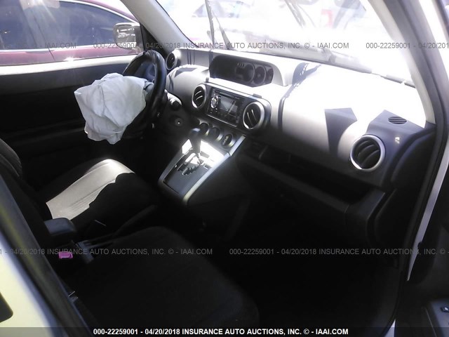 JTLKE50E281030145 - 2008 TOYOTA SCION XB ვერცხლისფერი ფოტო 5