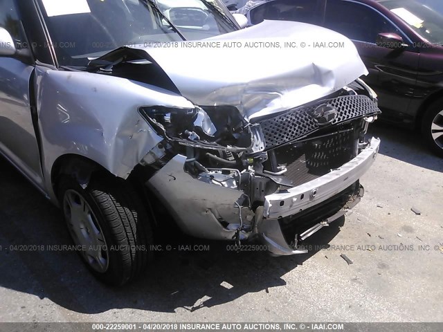 JTLKE50E281030145 - 2008 TOYOTA SCION XB ვერცხლისფერი ფოტო 6