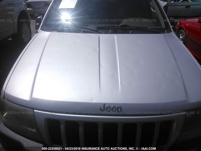 1J4GW48S84C182491 - 2004 JEEP GRAND CHEROKEE LAREDO/COLUMBIA/FREEDOM SILVER photo 6